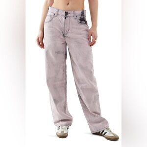 BDG Urban Outfitters Overdye Low Rise Baggy Boyfriend Jeans EMO Goth Grunge 30